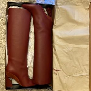Salvatore Ferragamo Knee High Boots